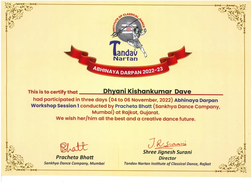 DD. ABHINAYA DARPAN NOV- 2022